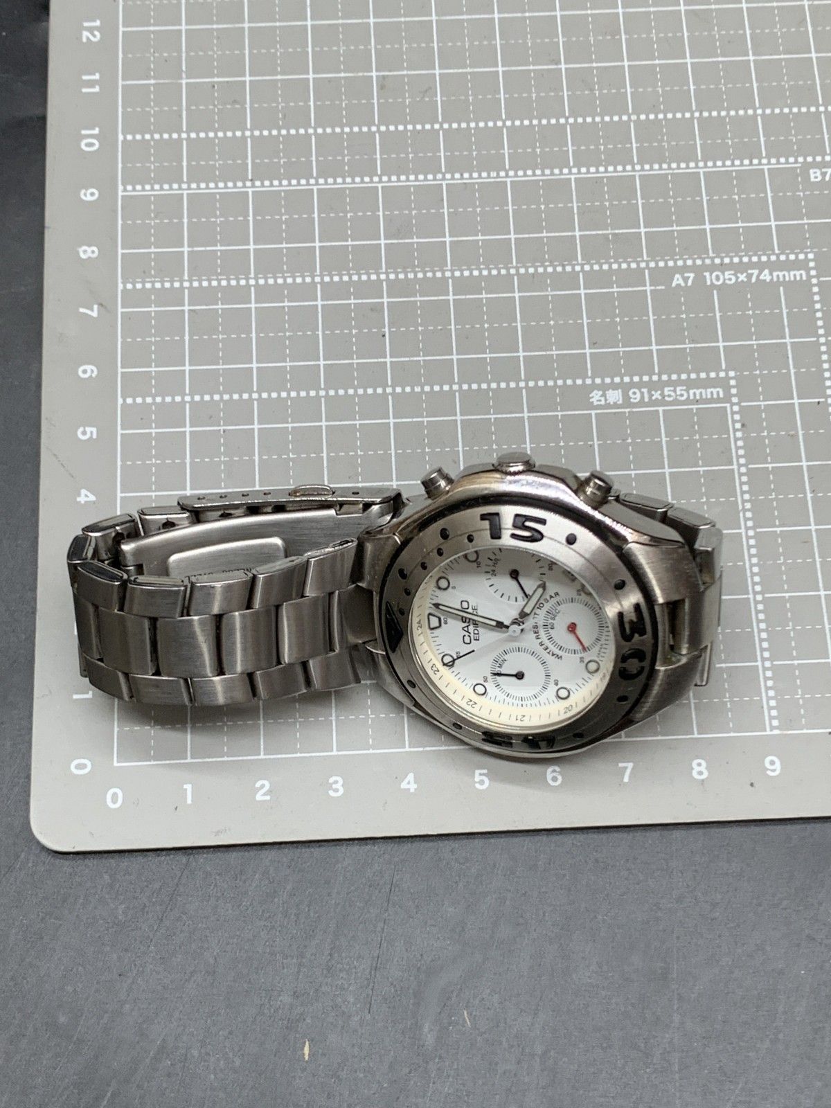 P435 不動 CASIO カシオ EDIFICE エディフィス EF-301 クォーツ 腕時計