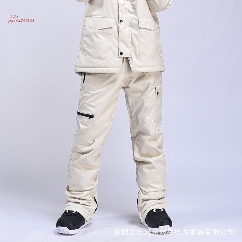 スキーウェア パンツ 厚手 メンズ レディース 迷彩柄 ストレッチパンツ スノーウェア スポーツウェア スノボ 単品 スノーボードウェア ロングパンツ 防寒 雪遊び pai5a947151