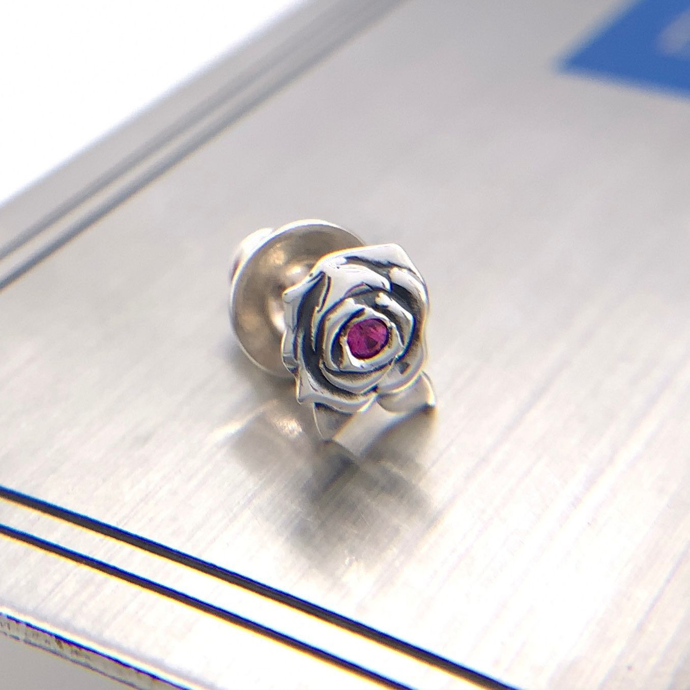 ルビー|シルバー925ピアス