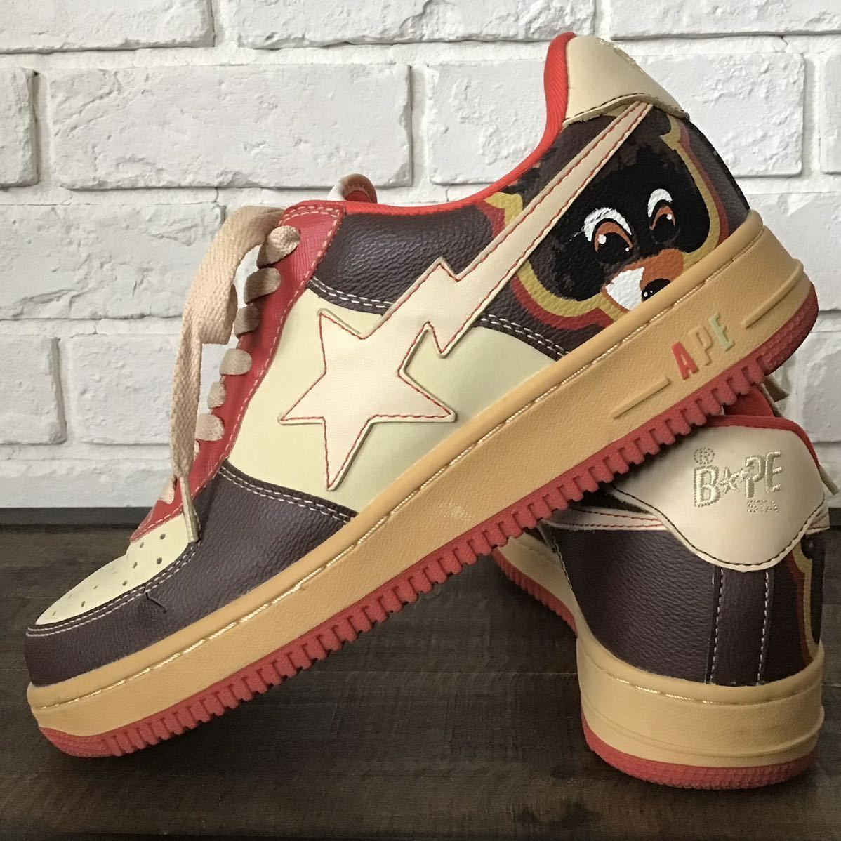 Kanye West College Dropout BAPESTA スニーカー 27.5cm a bathing ape BAPE STA shoes sneakers エイプ ベイプ カニエ ベイプスタ NIGO