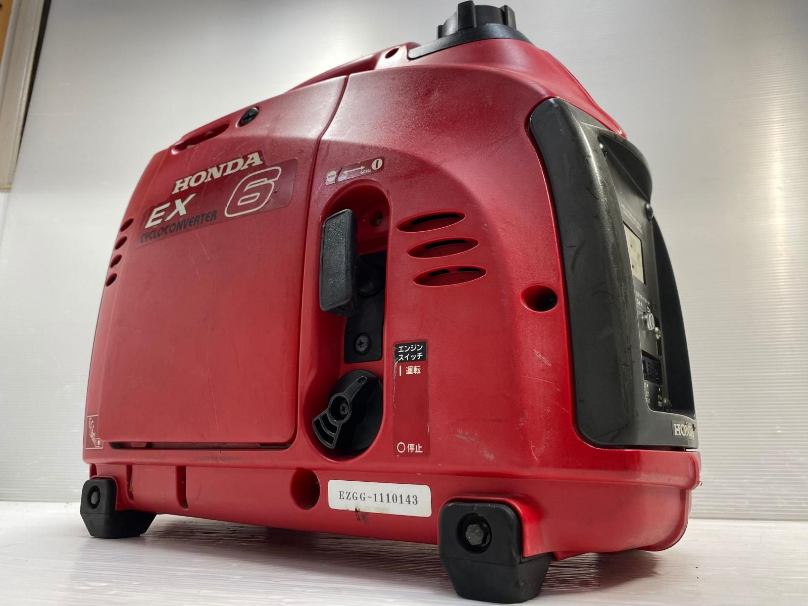 品 動作 済み HONDA ホンダ ポータブル発電機 EX6 ガソリン式 600VA 小型 静音 100V|12V対応 キャンプ 災害対策 ○YR-19298○