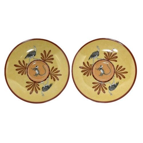 【未使用品】HERMES エルメス プレート 2枚セット アフリカ HERMES エルメス プレート アフリカ 2枚セット