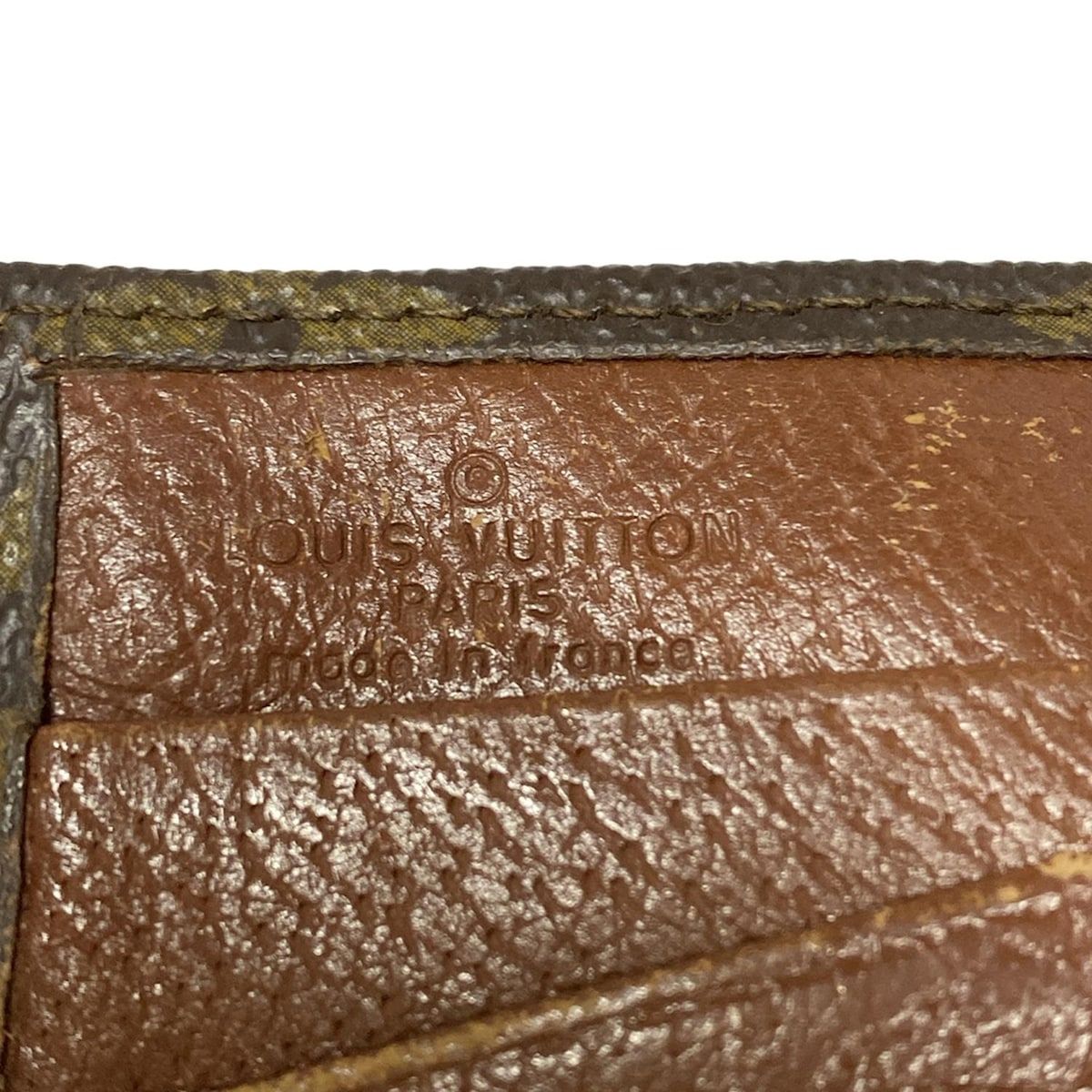 ルイヴィトン LOUIS VUITTON モノグラム Wホック 二つ折り財布 45