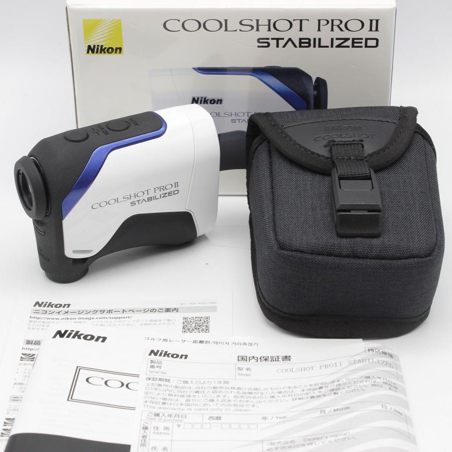 美品】NIKON COOLSHOT PRO II STABILIZED ゴルフ用レーザー距離計 ニコン クールショット 本体 - メルカリ