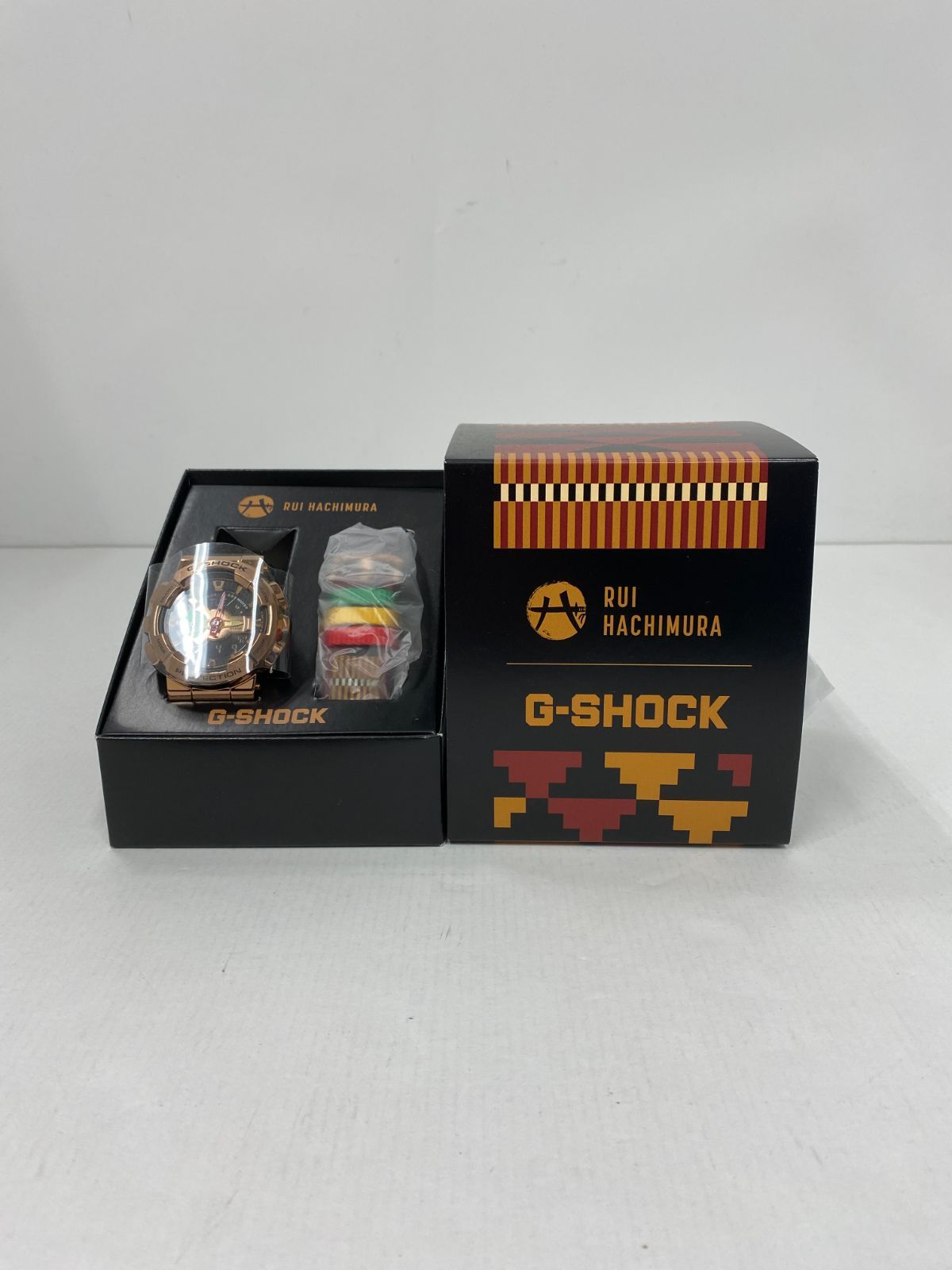 G-SHOCK G-SHOCK×八村塁コラボ GM-110RH 1ATR 赤.黄.緑 時計【中古】【79-20240409-B038】【併売商品】