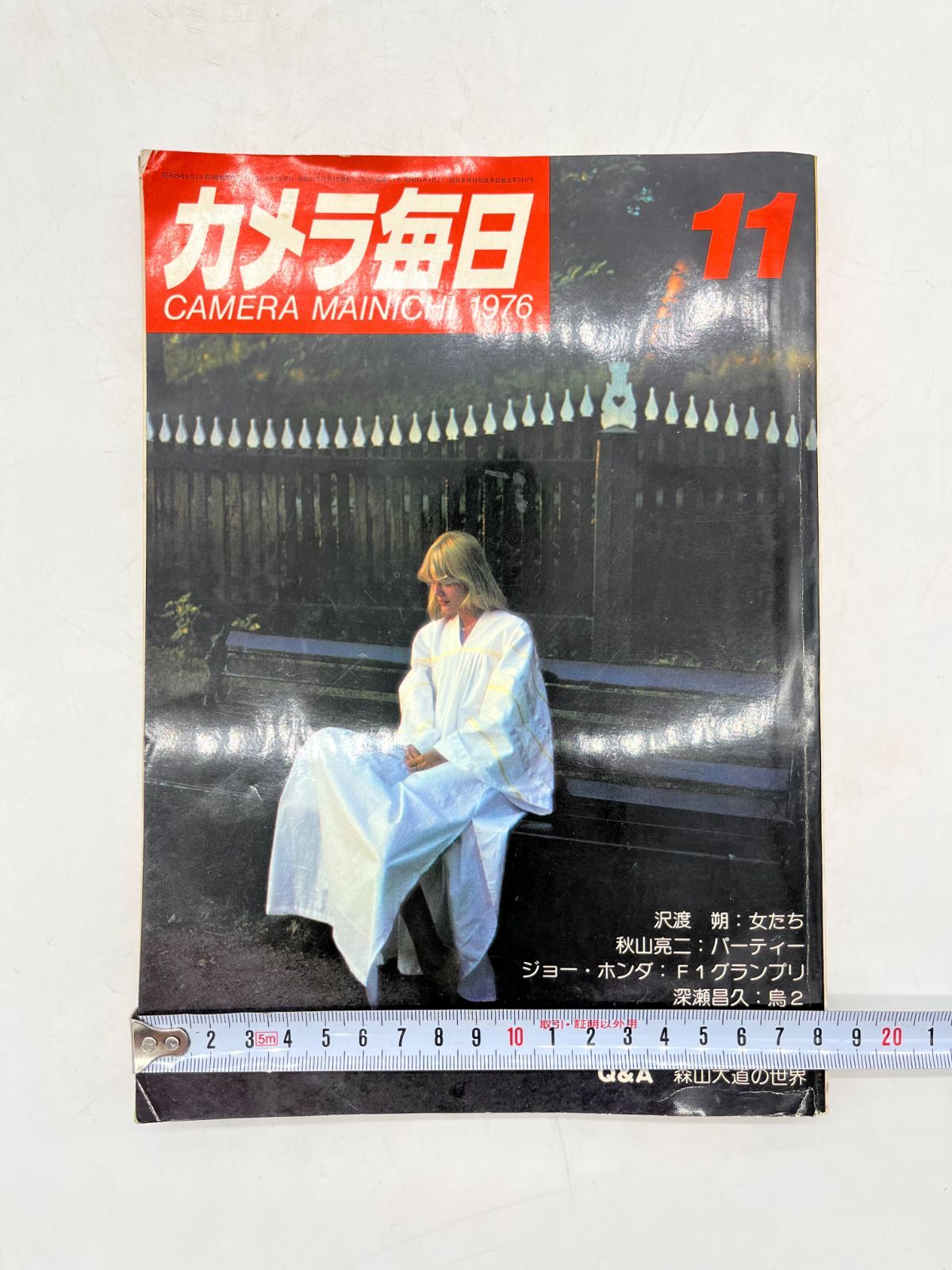 毎日新聞社 カメラ毎日 1976 昭和51年 11月 発行 雑誌 冊子 本