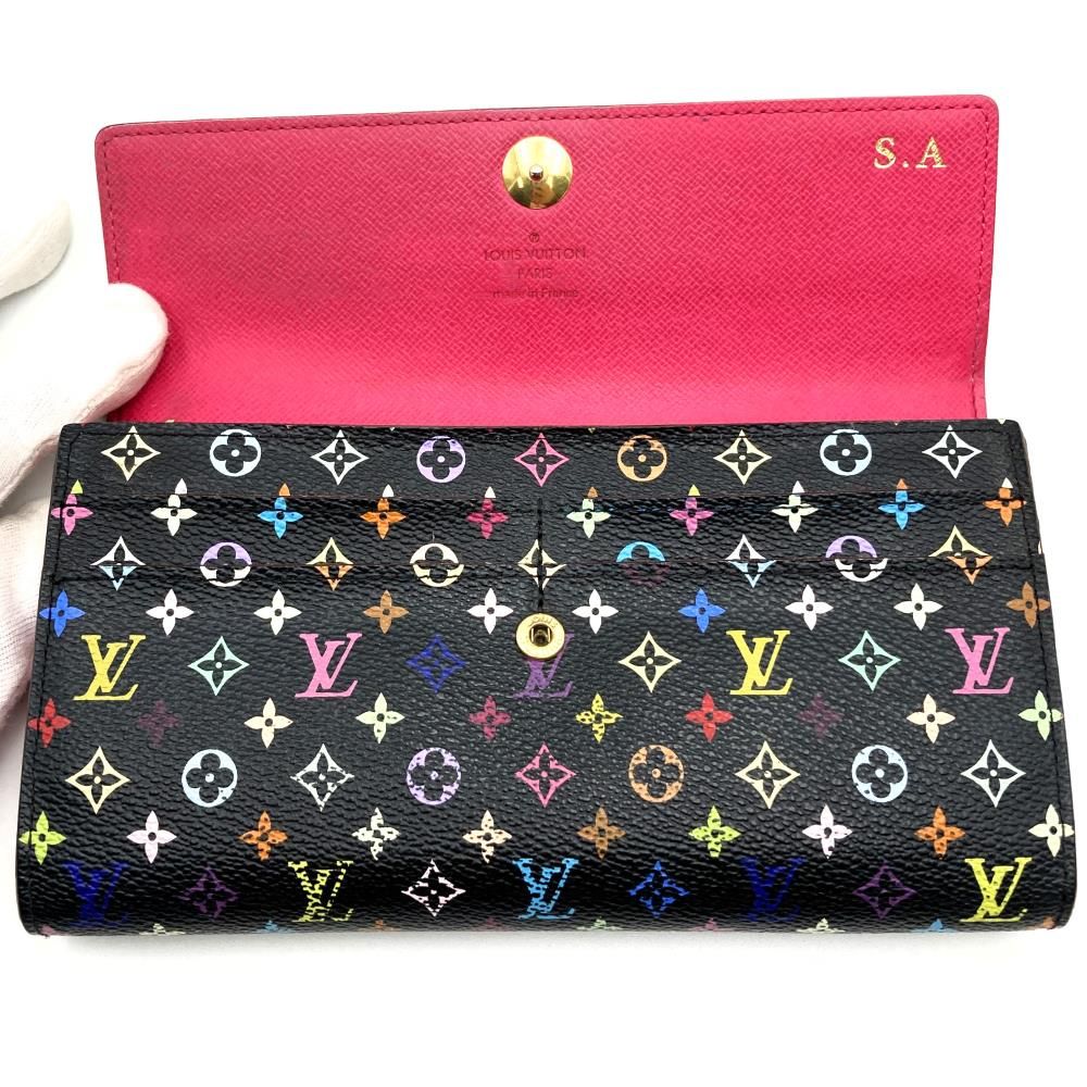 【微美品・希少】ルイヴィトン ポルトフォイユサラ グルーム 長財布　レザー LOUIS VUITTON ルイ・ヴィトン ポルトフォイユ・サラ 長財布 二つ折り