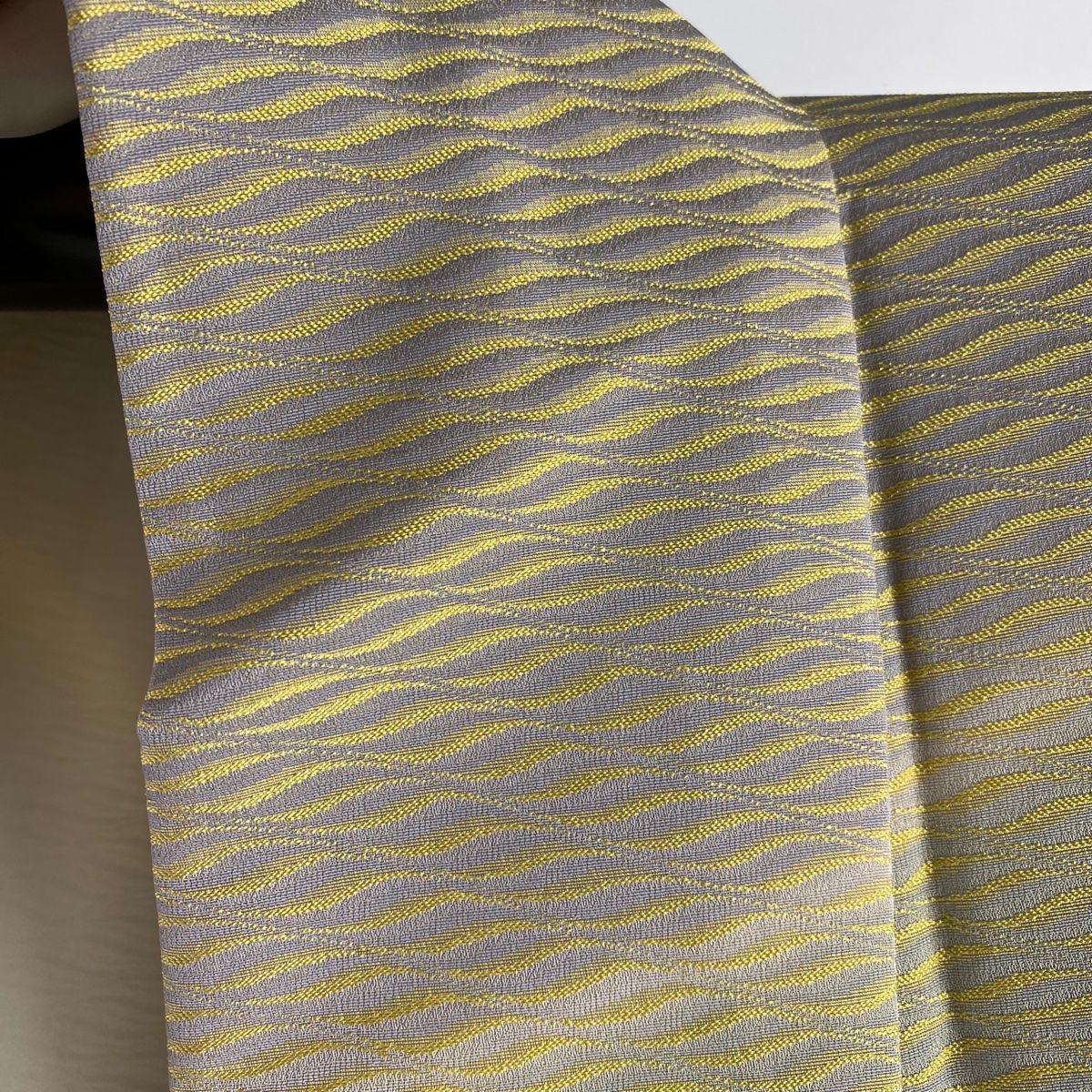 訪問着 身丈157.5cm 裄丈72cm L 袷 幾何学 染め分け ぼかし ベージュ 正絹 美品 逸品 【中古】 - メルカリ