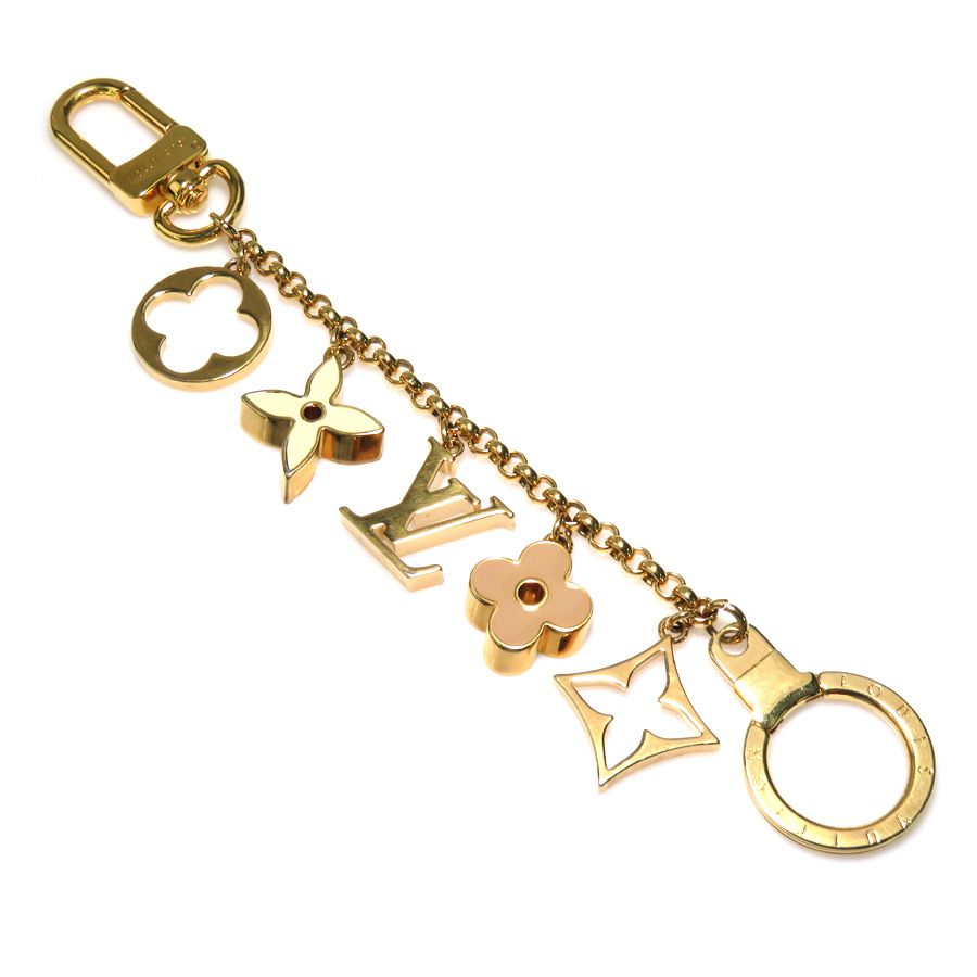 ルイ ヴィトン LOUIS VUITTON チャーム チェーン フルール ドゥ モノグラム M65111
