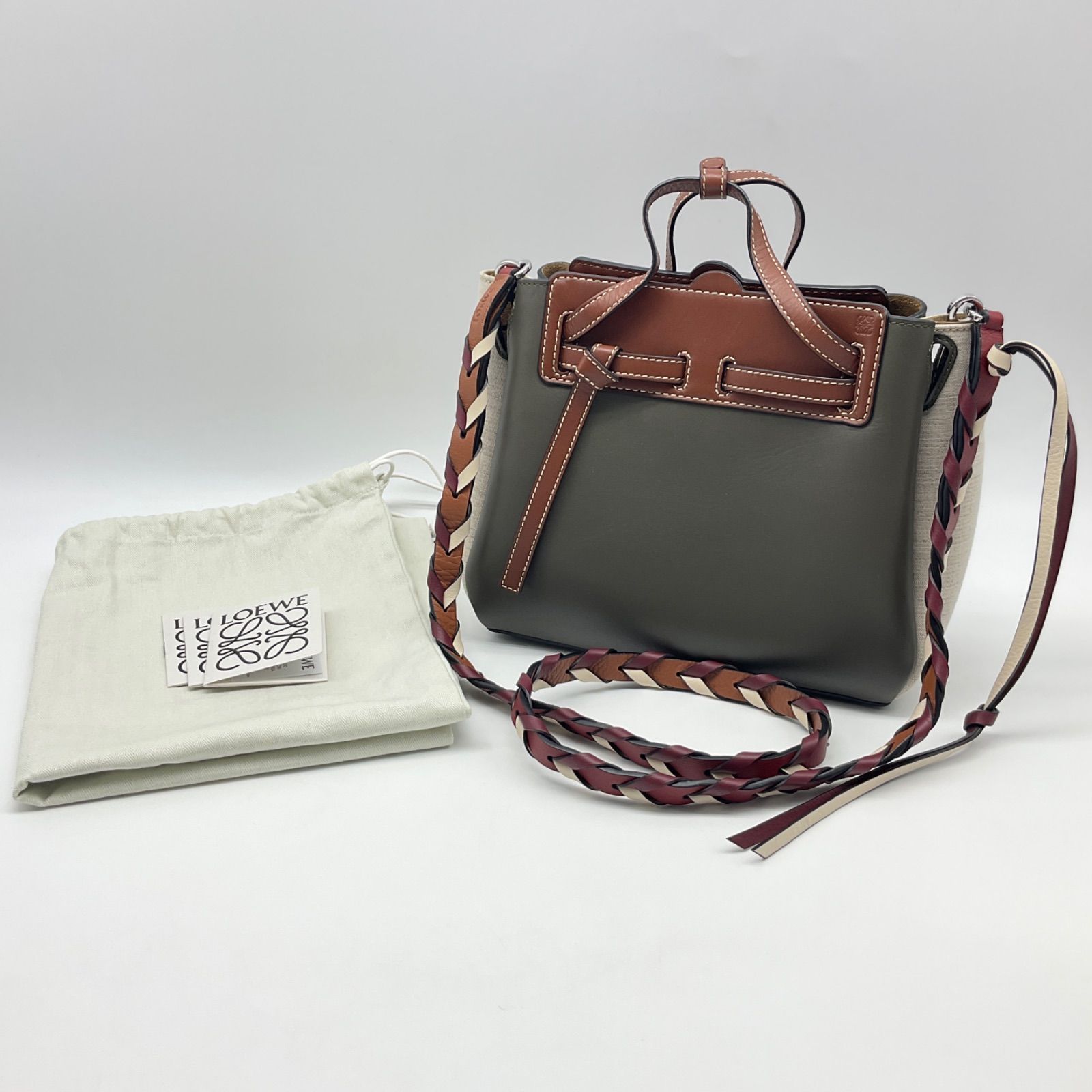 ロエベ LAZO MINI BAG ラゾ ミニバッグ 黒 ブラック ショルダー