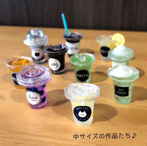 メルカリshops シリコン型 モールド めっちゃリアル 立体ミニチュアカフェ制作キット