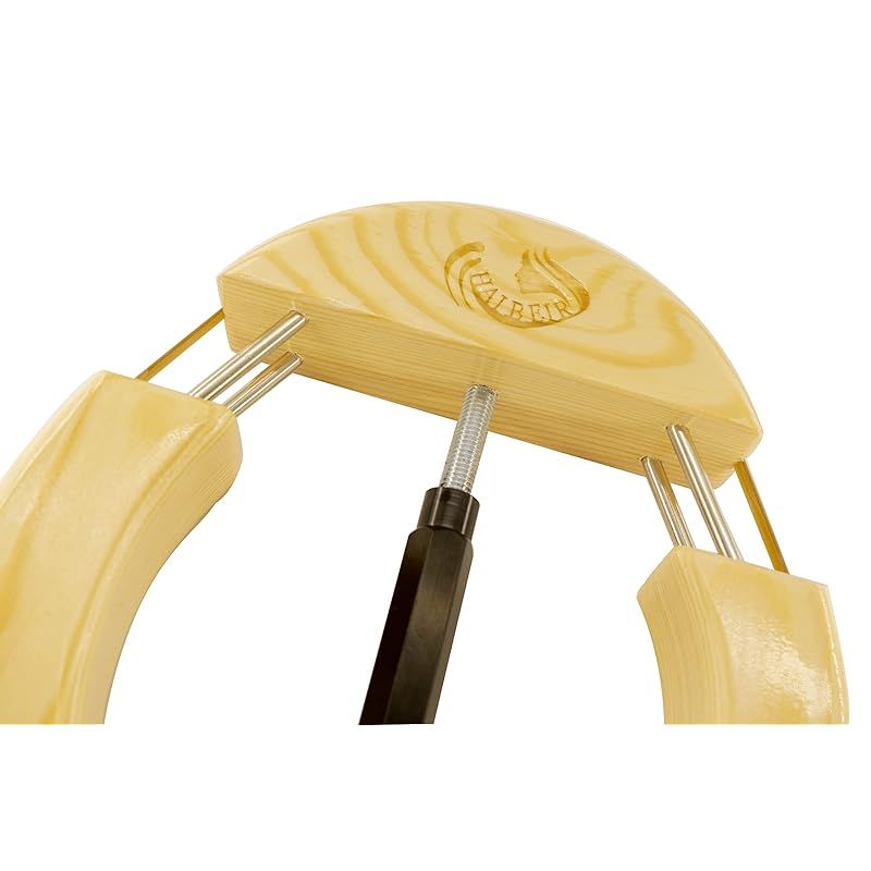 HAIBEIR 4ウェイ木製ハットストレッチャーブラック大人用ワンサイズ7.08’’ から9.6’’ シンプルで使いやすい NEXPOTALLINN_EU