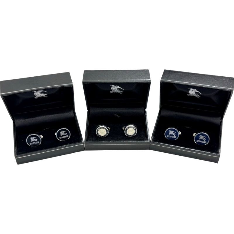 BURBERRY BLACK LABEL シルバー カフリンクス