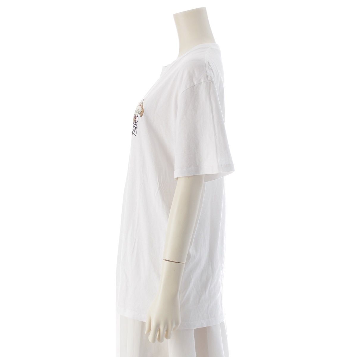 ロエベ スタジオジブリ コットン 刺繍 ロゴ アナグラム ヒン 半袖T  