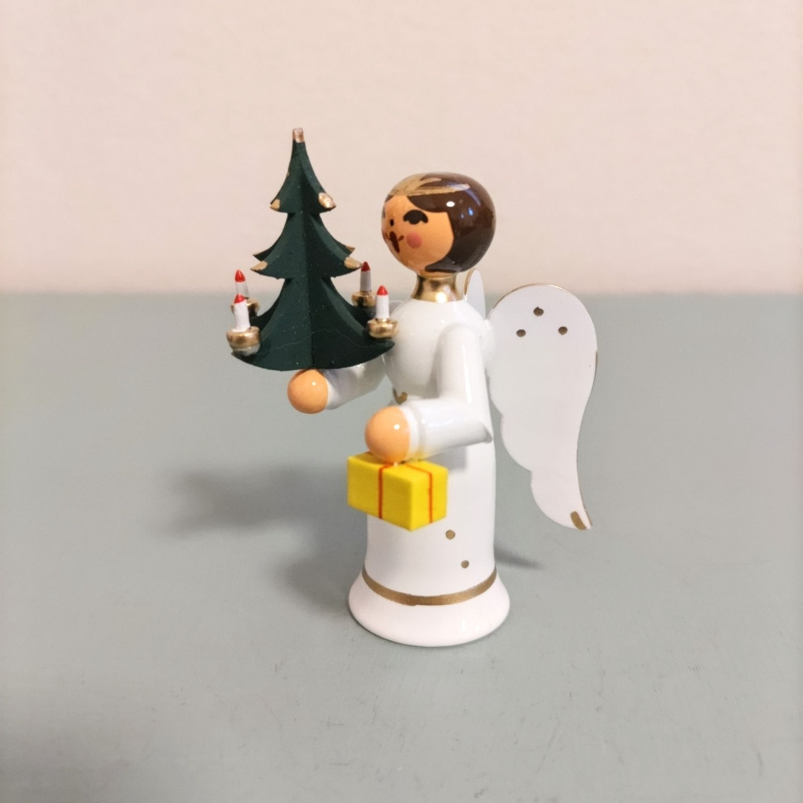 【希少】ドイツ製 木製 クリスマスツリートップ 飾り 希少】ドイツ製 木製 経木 クリスマスツリー オーナメント