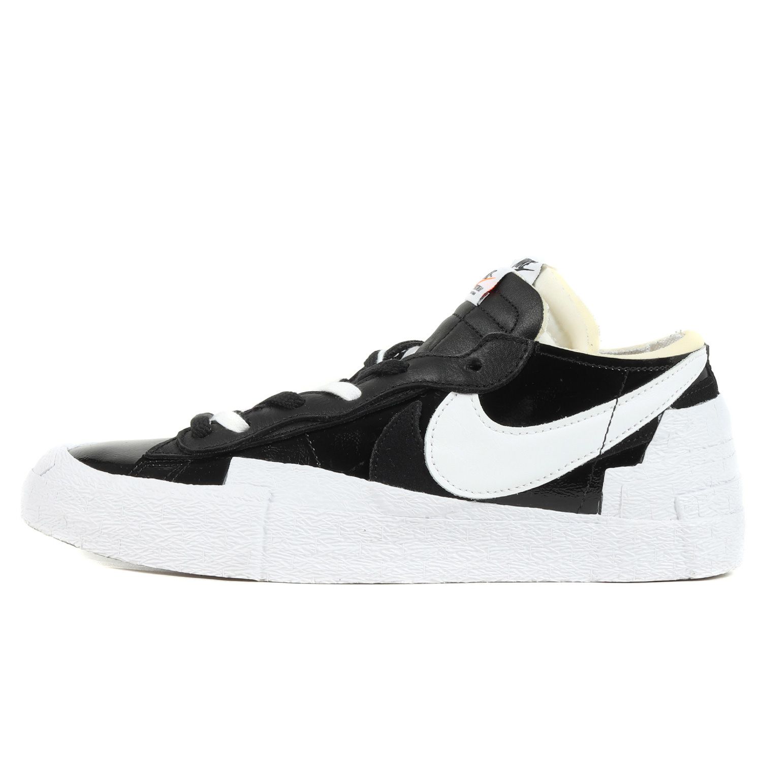 美品 Sacai サカイ NIKE BLAZER LOW / SACAI BLACK PATENT (DM6443-001