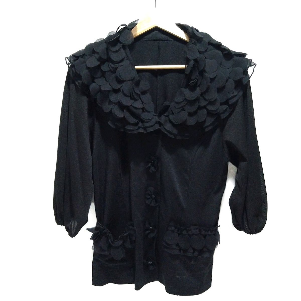 NOKO OHNO(ノコオーノ) ジャケット サイズ40 M レディース - 黒 長袖