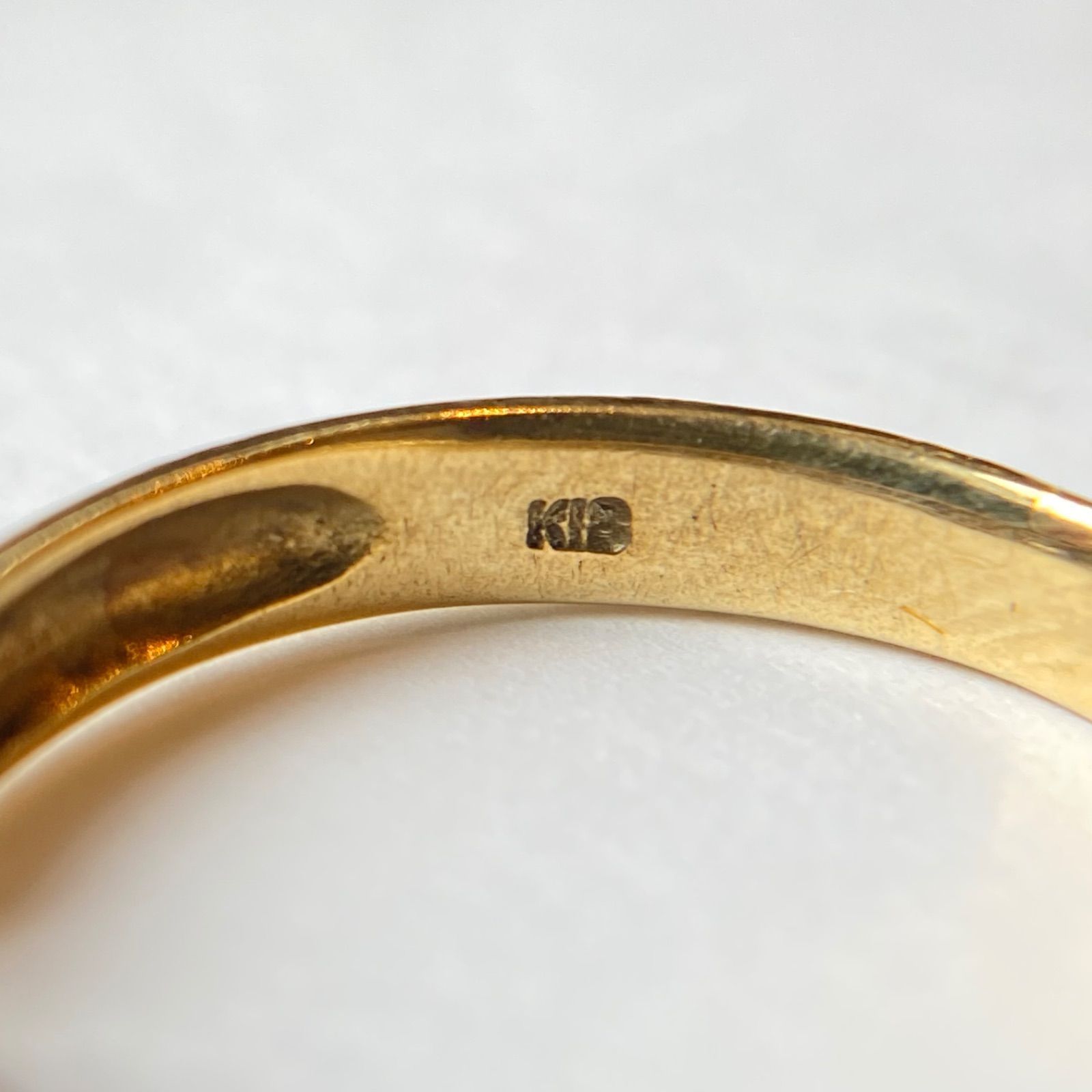 【買取店】K18 公式 ディズニー 透かし 甲丸リング 15号 2.5g 買取店】K18 公式 ディズニー 透かし 甲丸リング 15号 2.5g C1741