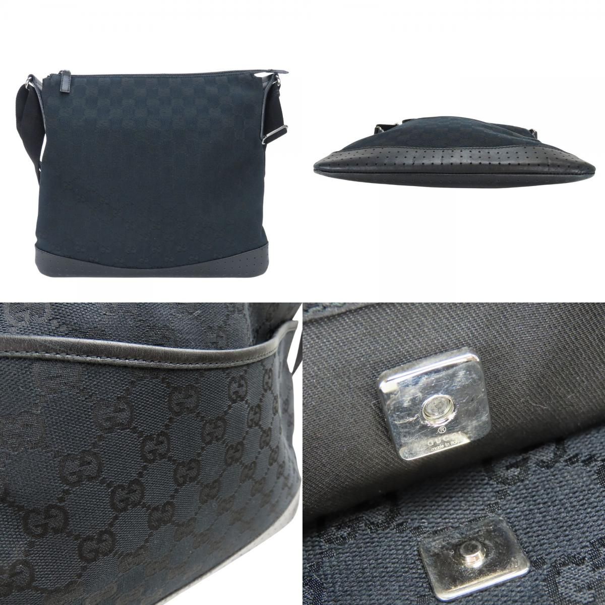良品 グッチ ショルダーバッグ GG キャンバス レザー パンチング ブラック 楽天市場】【バッグ】GUCCI グッチ GGキャンバス ショルダー
