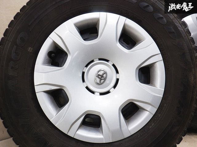 ハイエ-ス、スタッドレスタイヤ純正鉄ホイ-ル トヨタ 溝あり