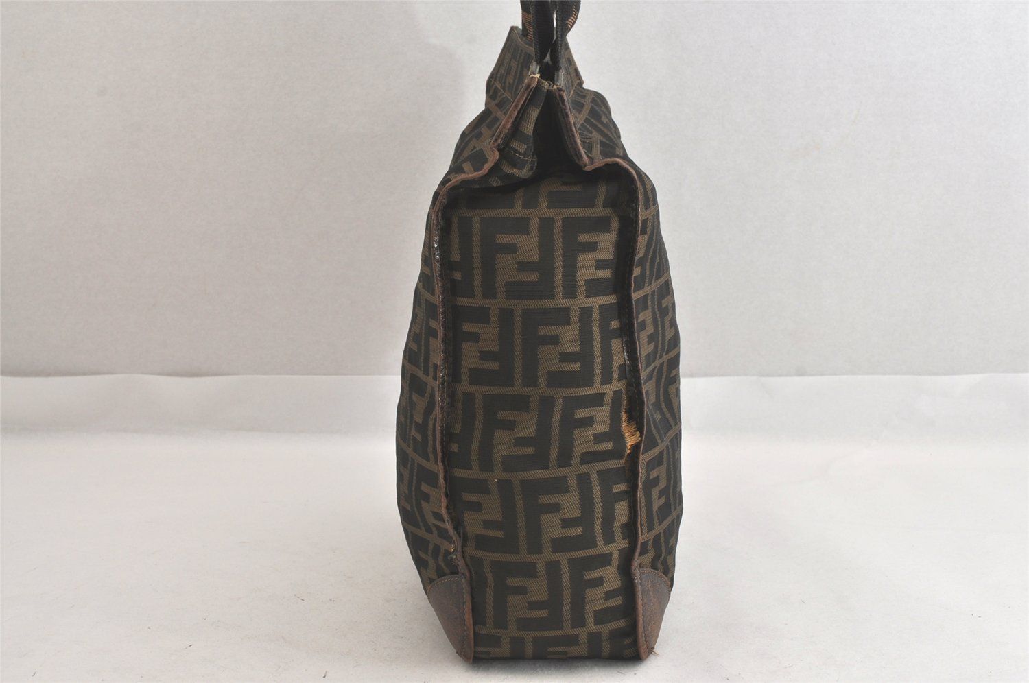 FENDI フェンディ ヴィンテージ ズッカ柄 トート 折り畳み