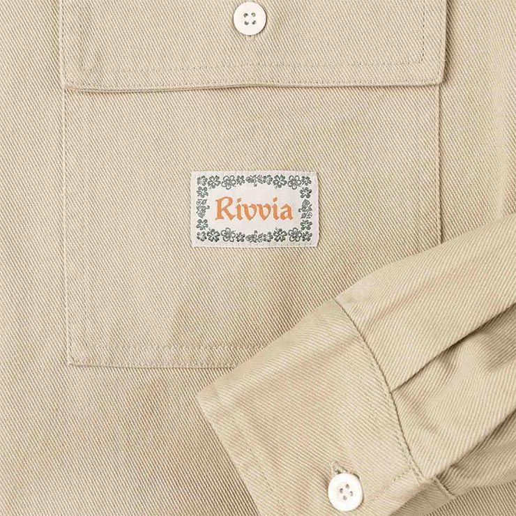 長袖シャツ コットンツイルシャツ