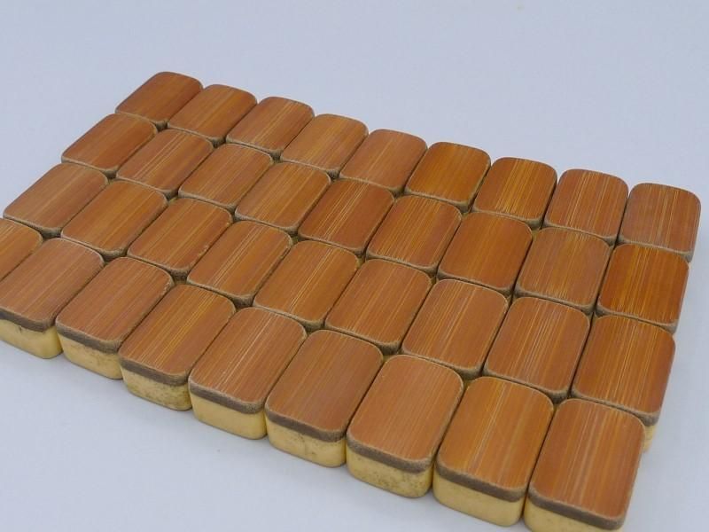 中国古玩 唐物 背竹 骨牌 麻雀牌 唐木箱付 時代物 骨象嵌 骨製