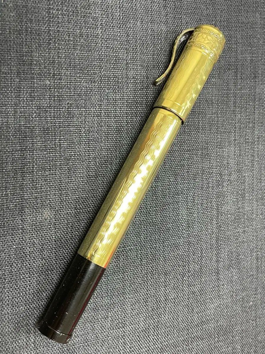Anglo ー Amer セーフティペン 18K ゴールド 14K フレキシブル ニップ