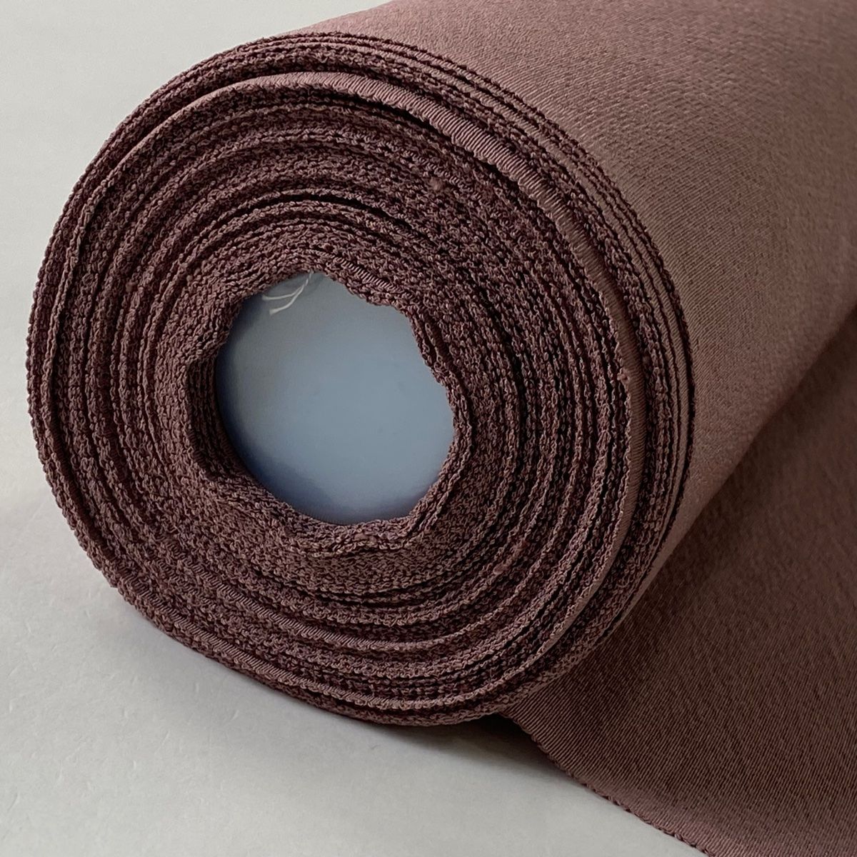 反物 秀品 色無地 堅牢染 灰紫 正絹 【】