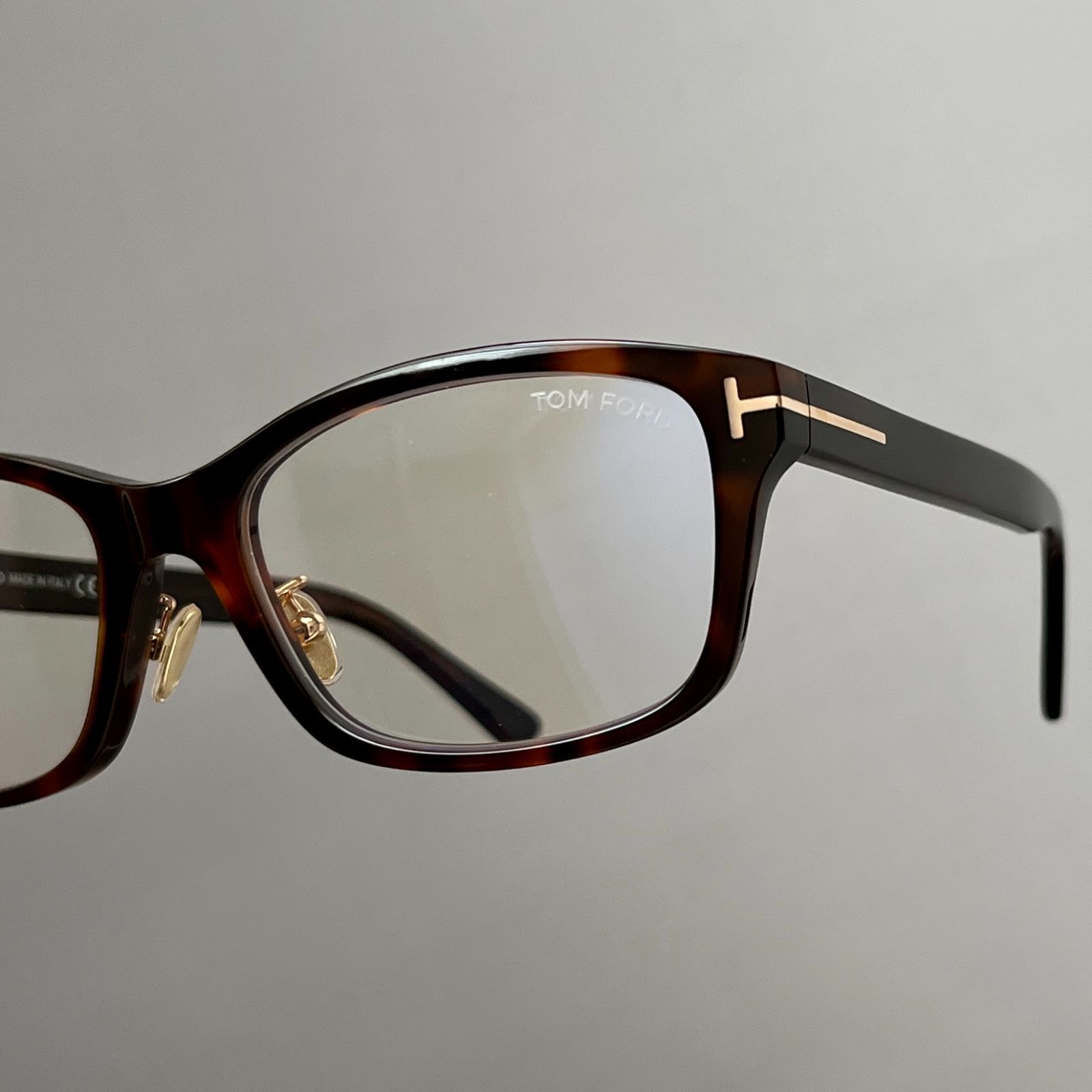 トムフォード メガネ アジアンフィット ブラウン ゴールド スクエア 茶色 TOM FORD EYEWEAR メガネ トムフォード FT5472 アジアンフィット