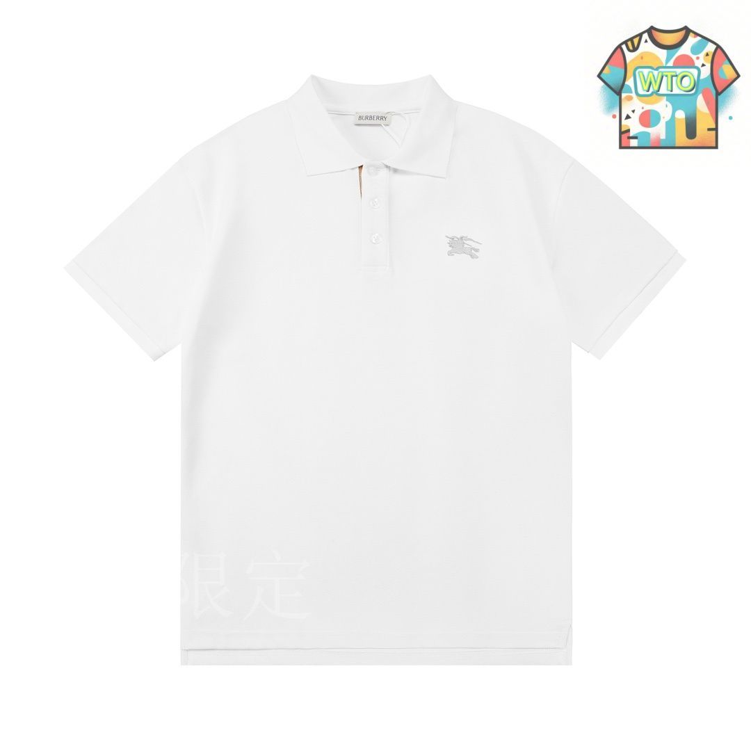 Burberry  ポロシャツ 今日特価】Burberry 2025 Custom Colorblock Collar ユニ