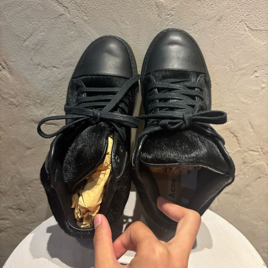 Acne Studios アクネストゥディオズ high cut pony sneakers