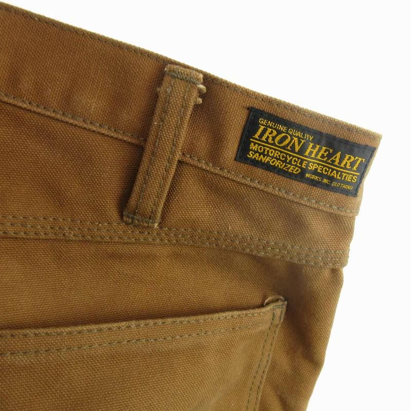 IRON HEART アイアンハート ヘビーダック ダブルニー ロガーパンツ