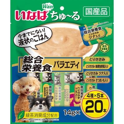いなば ちゅーる 総合栄養食 バラエティ 14g×20本入り 1ケース16袋