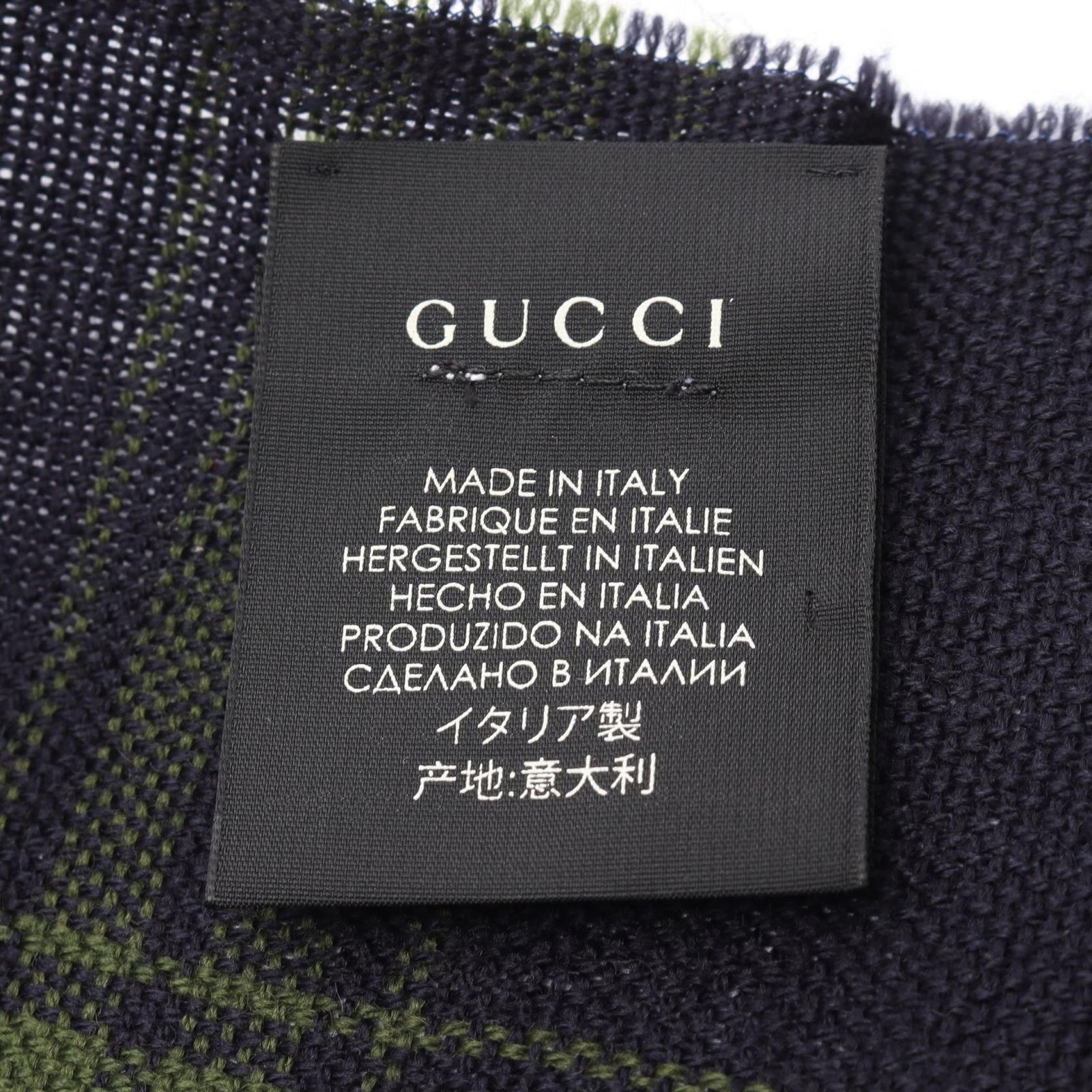 大人気ラスト❗️GUCCIマフラー　グッチマフラー　グッチ　ネイビーマフラー 楽天市場】グッチ（カラーネイビー）（メンズマフラー・ストール