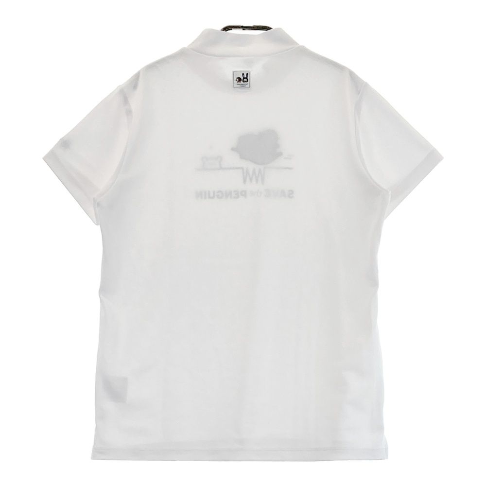 MUNSING WEARマンシングウェア  ハイネック半袖Tシャツ  M メンズ MUNSING WEAR マンシングウェア ハイネック 半袖Tシャツ ボーダー柄