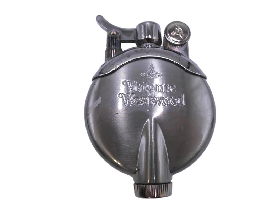 Vivienne Westwood ヴィヴィアンウエストウッド タンク型 オイルライター ガンメタル ◎メンズ
