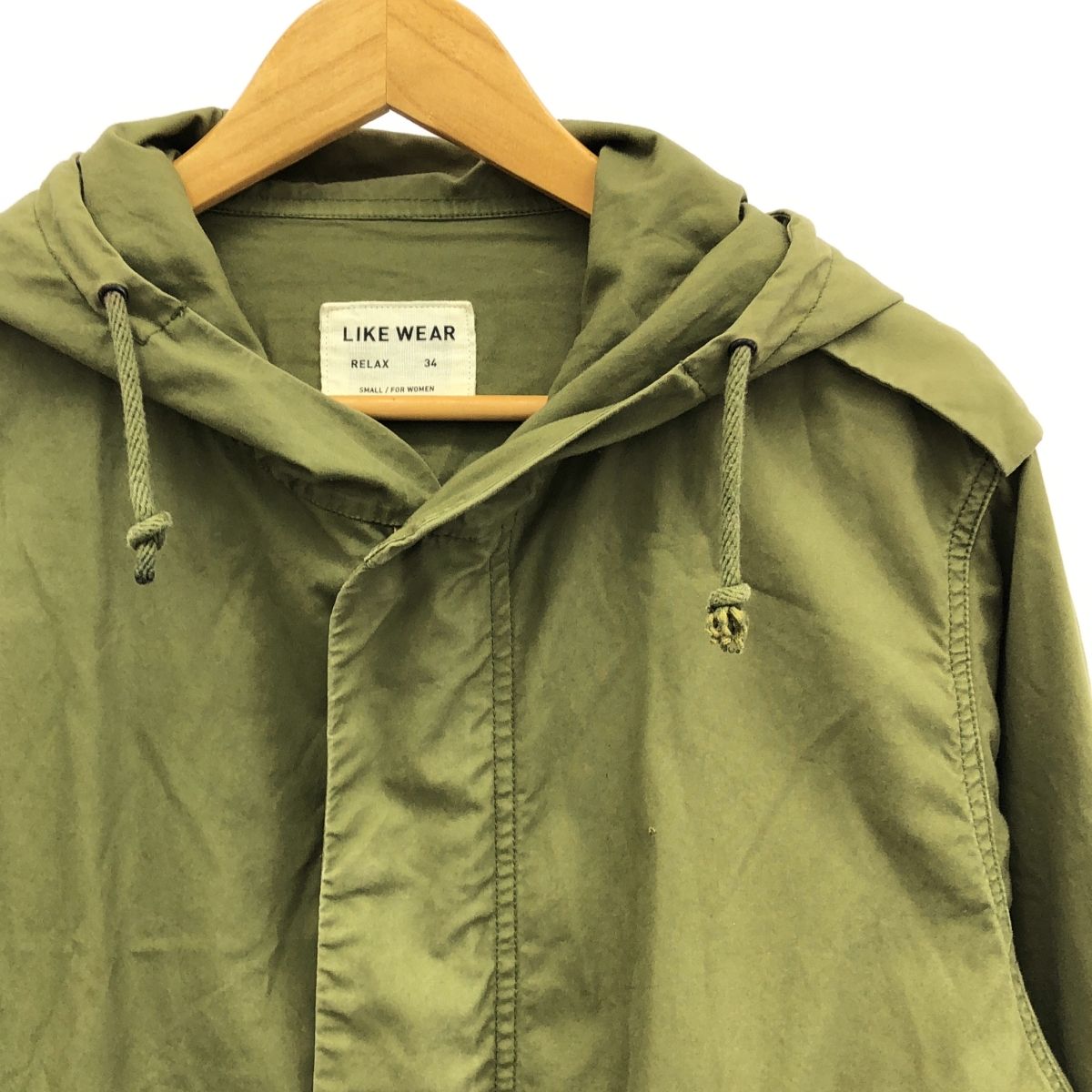 YAECA　LIKE WEAR ミリタリーコート　サイズ34 モッズコート YAECA / ヤエカ | LIKE WEAR / ミリタリー モッズコート フーディ | 34