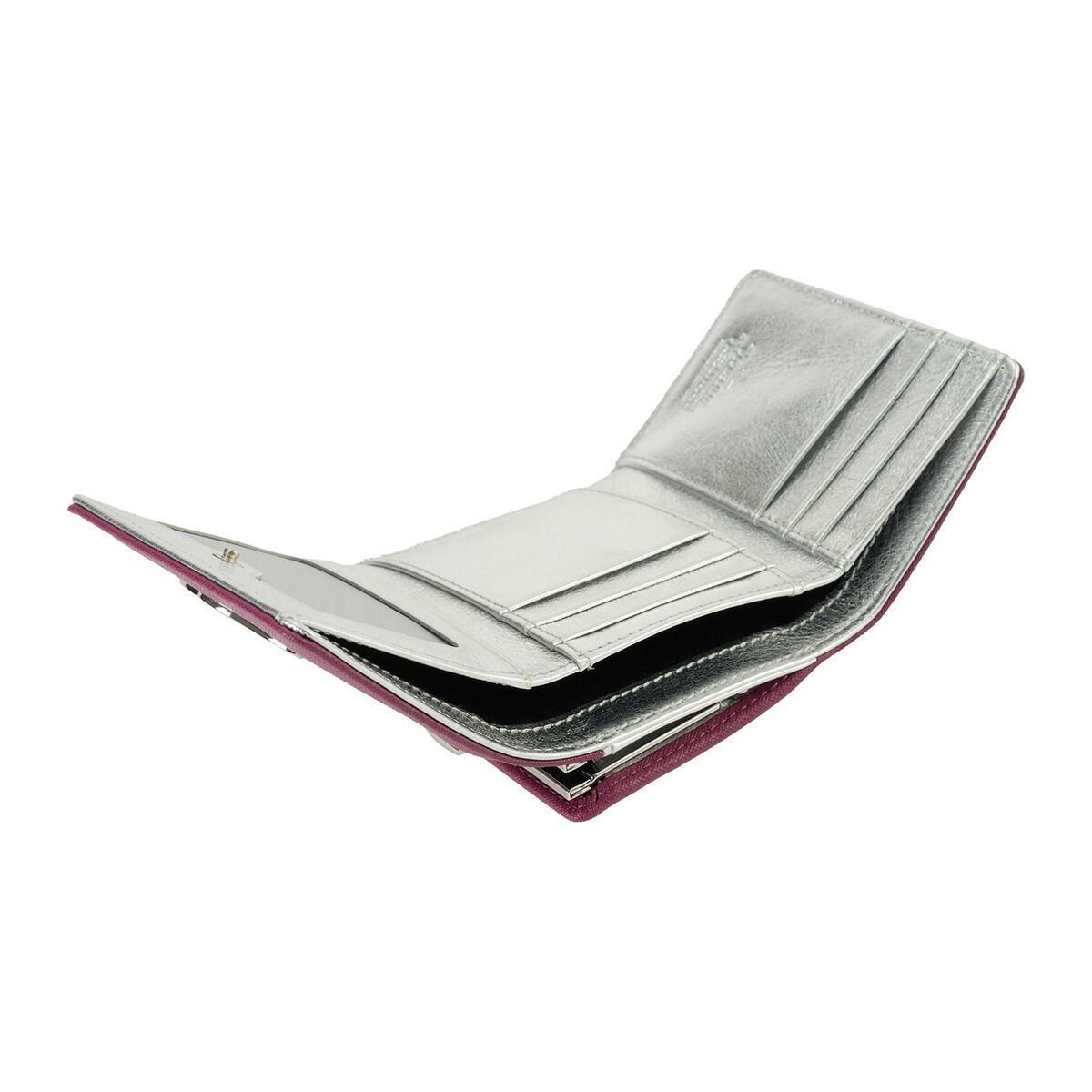 【新品未使用】VivienneWestwood 三つ折り財布 バーガンディ大人気 ヴィヴィアン ウエストウッド Vivienne Westwood Vivienne