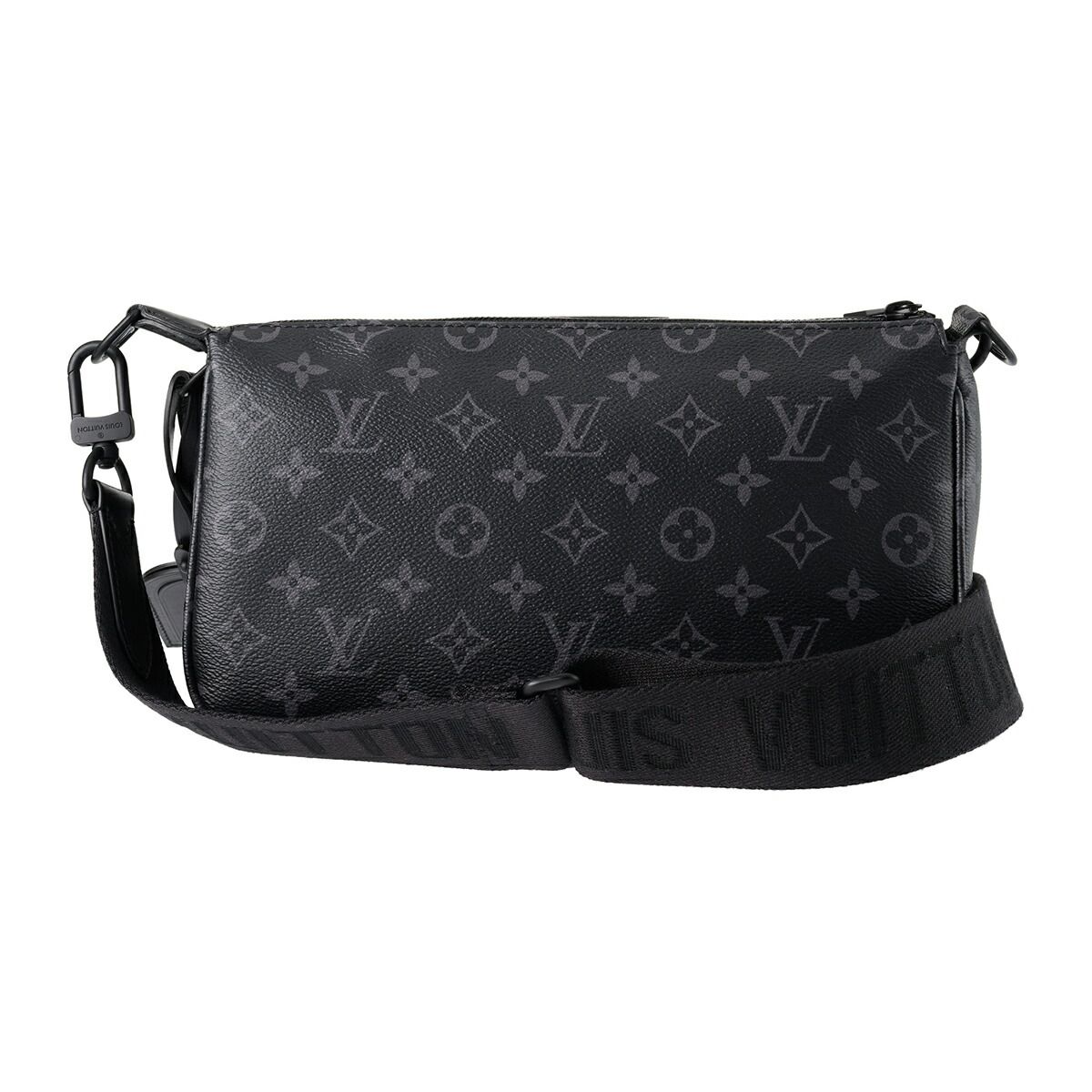ルイヴィトン Louis Vuitton ショルダーバッグ ポシェット アクセソワール XL ブラック グレー