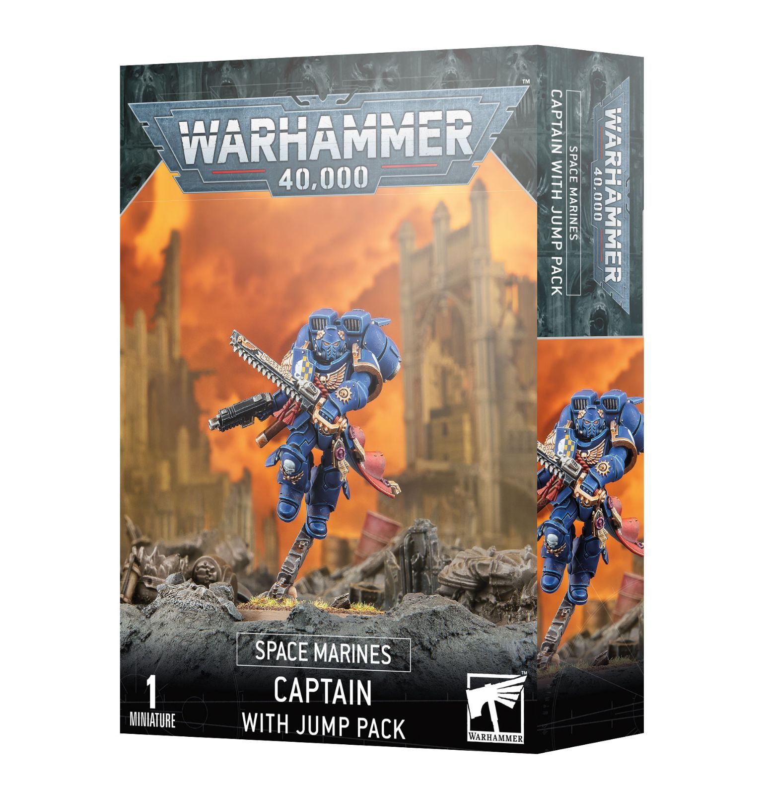 【ウォーハンマー】 スペースマリーン：キャプテン（ジャンプパック装備） SPACE MARINES: CAPTAIN WITH JUMP PACK