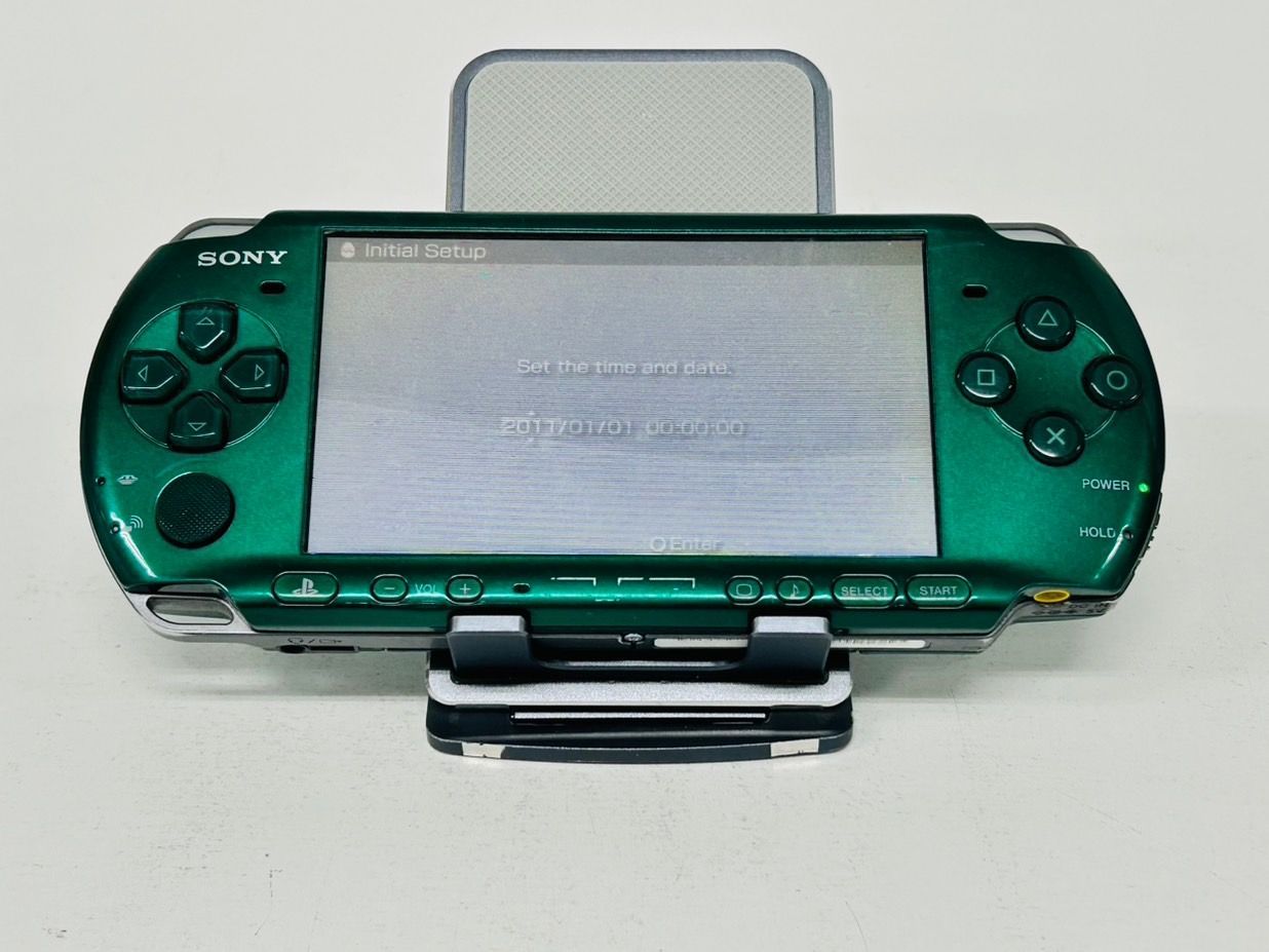 5-084 PSP-3000 スピリティッド グリーン 箱付き PSP3000 スピリティッド・グリーン (PSP-3000SG) 箱付き 5-084