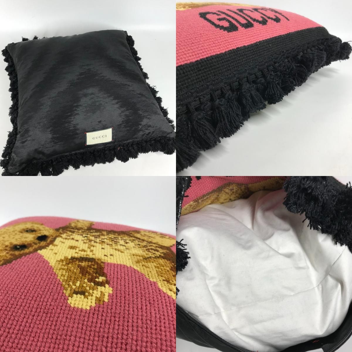 GUCCI グッチ クッション ベア テディべア クマ ウール - メルカリ