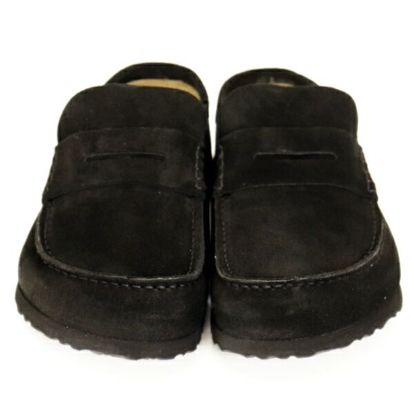 BIRKENSTOCK ビルケンシュトック 1030795 NAPLES WRAPPED ネープルズ ラップ スエードレザーサンダル BLACK レギュラー BI491 レギュラー 39-約25.0cm