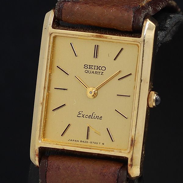 ヴィンテージ SEIKO 8420-5540 スクエア 稼働品 美品 希少 ヴィンテージ SEIKO 8420-5540 スクエア 稼働品 美品 希少