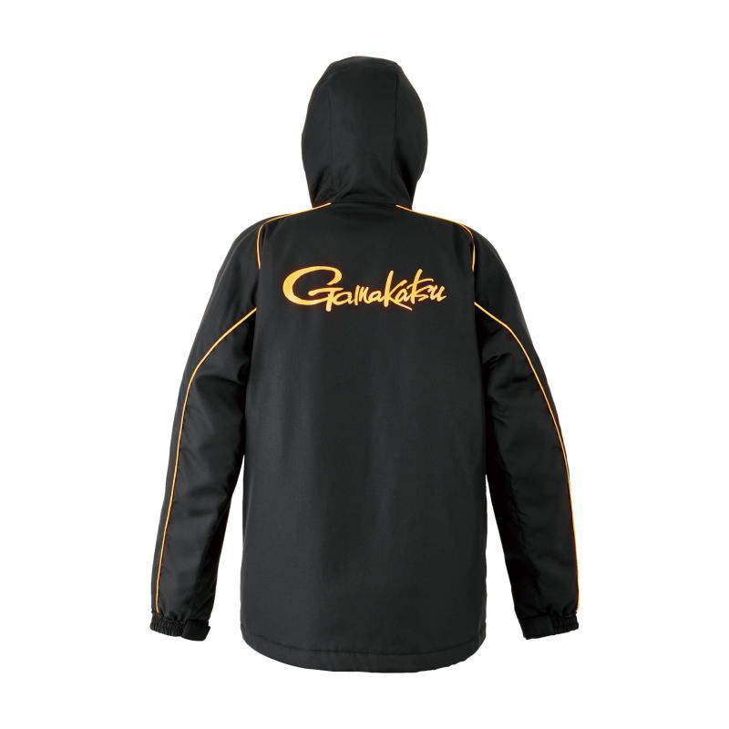 がまかつ コアサーモフーディ GM 3796 ブラック ゴールド Mサイズ gamakatsu