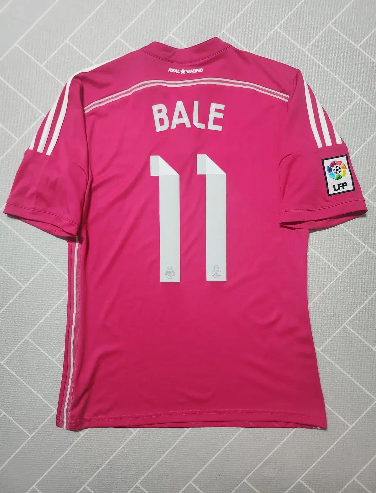 あ*あ様 レアルマドリード 17/18 ユニホーム 11番 ベイル L adidas