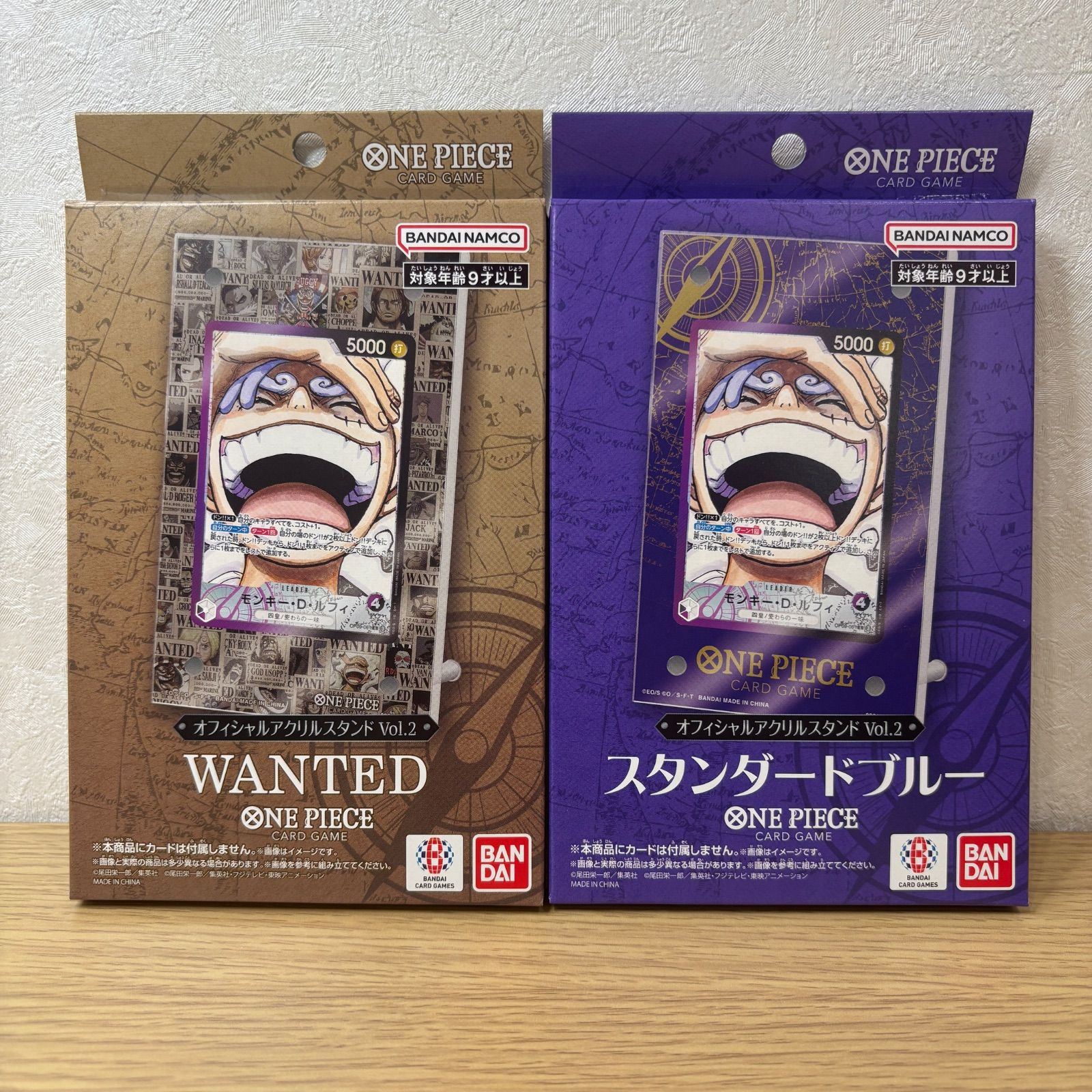 2種セット】 ONE PIECEカードゲーム オフィシャルアクリルスタンド vol 