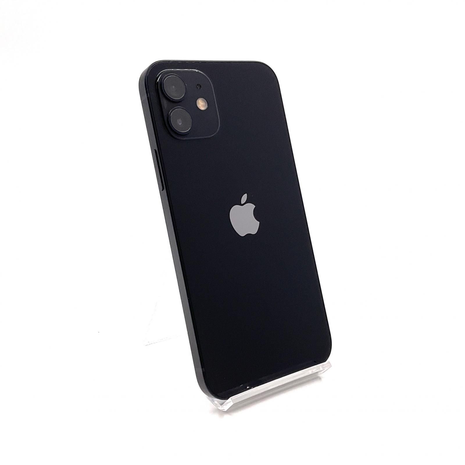 【全額返金保証】【最速発送】Apple iPhone 12 128GB ブラック Softbank 動作確認済 77%
