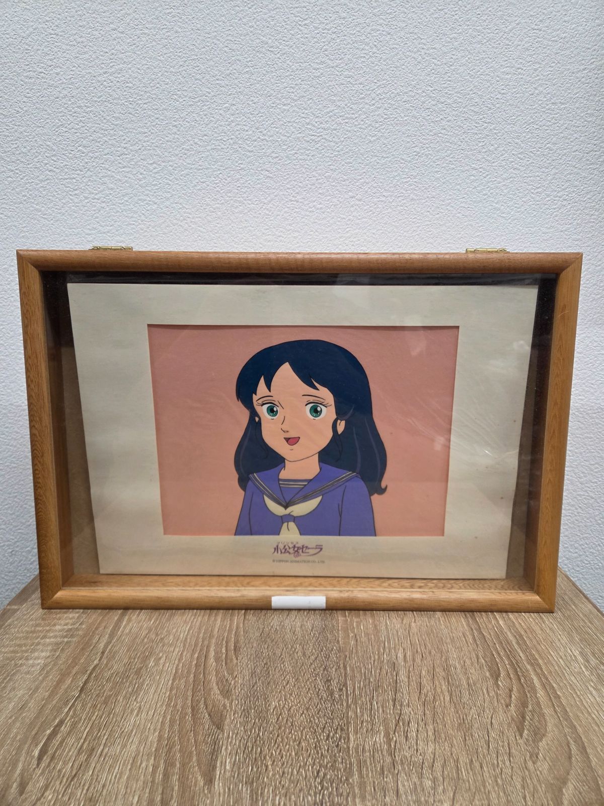 小公女セーラ 限定復刻セル画 「別れ」 認定証付き 木製コレクション